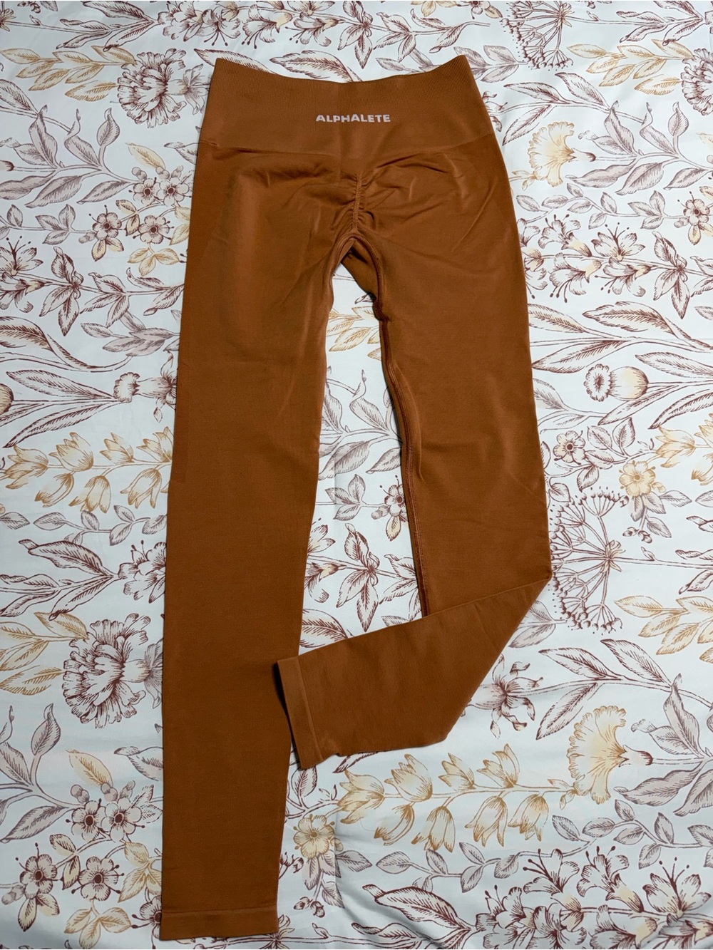 Alphalete Orange Rust Leggings